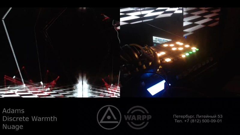 Live: Adams, Discrete Warmth,