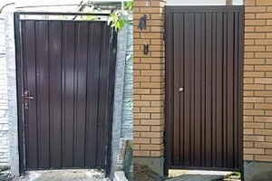Калитка из металлопрофиля своими руками – схема + порядок выполнения работы, изображение №55