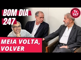 Bom dia 247 (20/7/18) – Ciro dá meia volta e quer de novo aliança com o PT