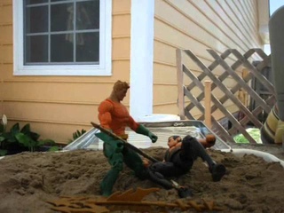 Stop Motion Fight Aquaman vs Namor