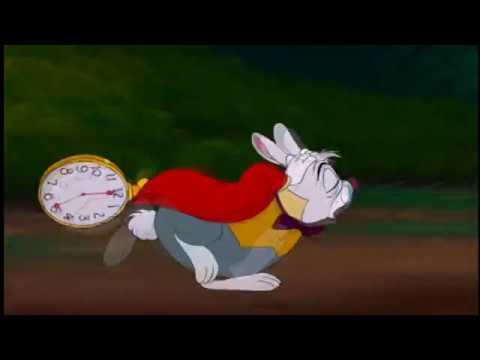 White Rabbit Jefferson Airplane ( Grace Slick) Disneys Alice in Wonderland