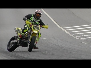 Supermoto Drifts, Jumps & Crashes | iDM St. Wendel 2017