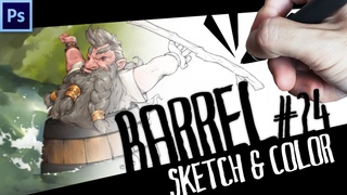 [Sketch&color #24] ’Barrel’