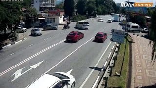 ДТП с участием мотоцикла в Дагомысе