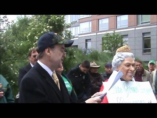Queen charged with War Crimes in America by Irish Republicans