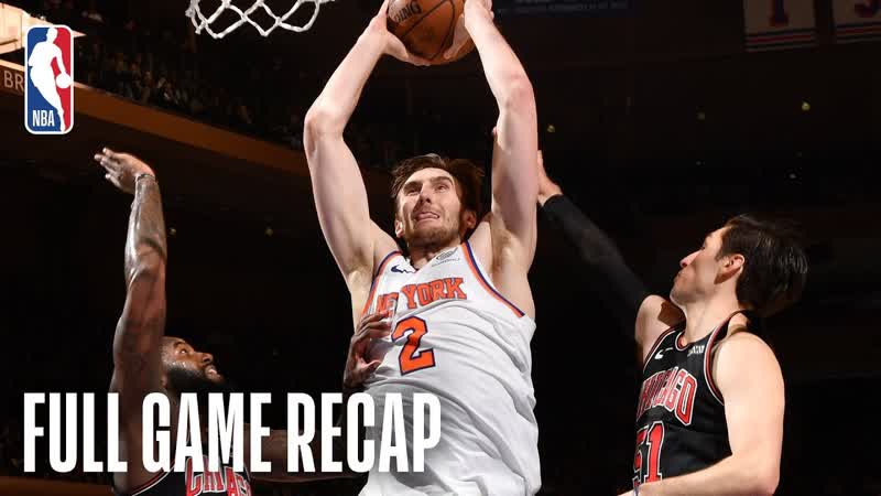 BULLS vs KNICKS, Luke Kornet Kevin Knox Lead NYK, April 1,