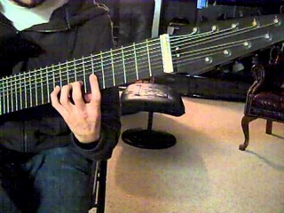 9-note Diatonic Scale on 16-tone nine string guitar