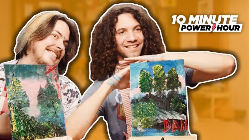 Following a BOB ROSS Tutorial Ten Minute Power