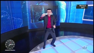 Dudu Camargo encerra ltimo Primeiro Impacto danando Deu Onda (Meu Pau Te Ama)