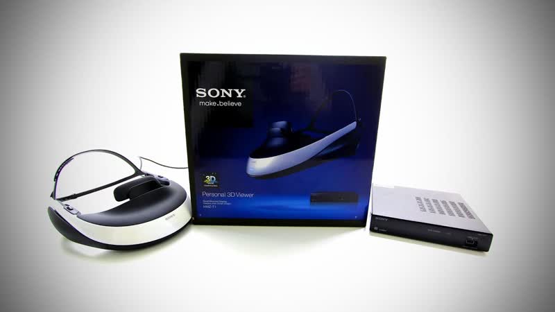 Sony Personal 3 D Viewer Unboxing First