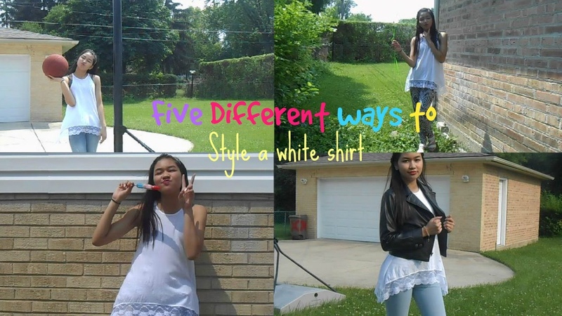 How to Style a White Shirt: 5 Different
