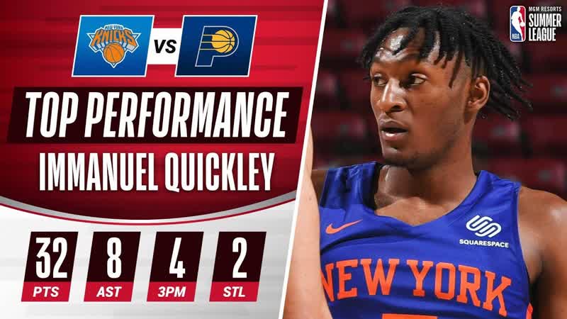 Immanuel Quickley GOES OFF For 32