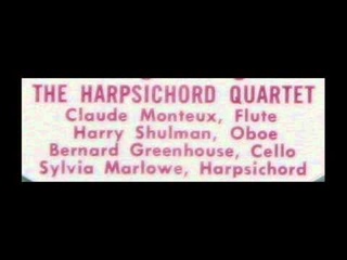 Johann Rosenmller / The Harpsichord Quartet, 1953: Sonata No. 2 in E minor - Complete