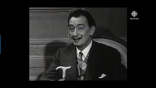 En 1958, Salvador Dali et ses rponses tonnantes sur sa vie et son oeuvre