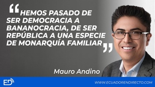 HEMOS PASADO de SER DEMOCRACIA A BANANOCRACIA, de SER REPBLICA A UNA ESPECIE de MONARQUA FAMILIAR