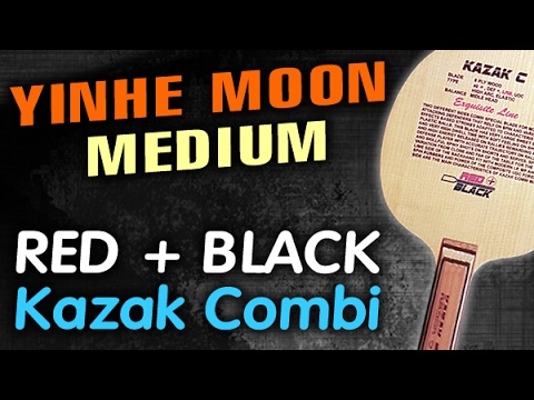 Test YINHE Moon Medium on RED + BLACK Kazak C ( Kazak