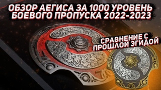 Распаковка и ОБЗОР аегиса за 1000 уровень БОЕВОГО ПРОПУСКА 2022 в ДОТА 2