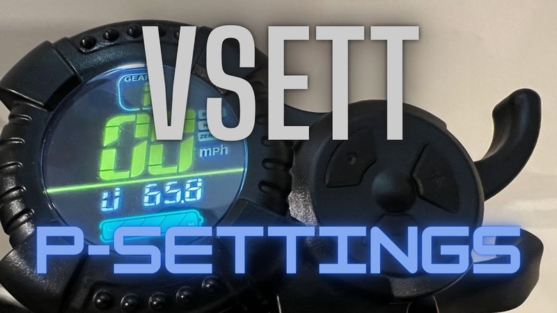 VSETT 11, 10, 9, 8 Electric Scooter P