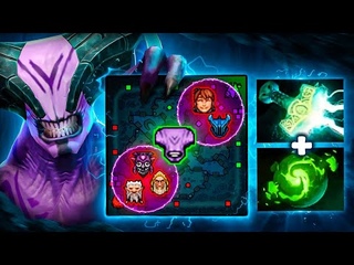 AME керри PSG LGD на ВОЙДЕ - Faceless Void Dota 2