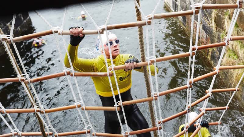 Intense Swimming Race Up The Maryhill