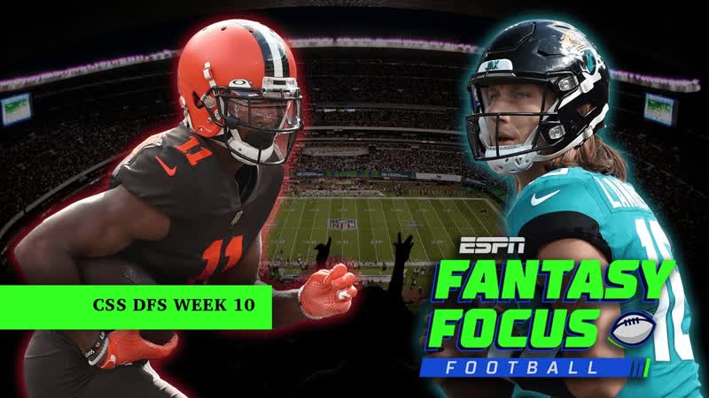 CSS DFS Fantasy Focus Week 10 Best cash games tournament plays,