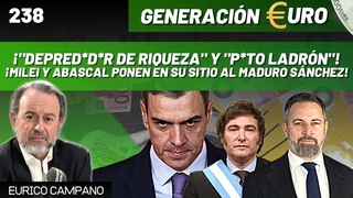 DEPREDDR de riqueza y pto ladrn! Milei y Abascal ponen en su sitio al maduro Snchez!