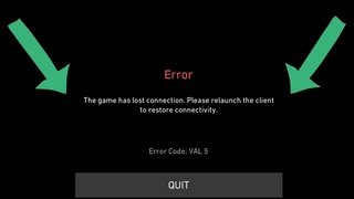 Fix valorant error code VAL 5 The game has lost connection please relaunch the client to restore