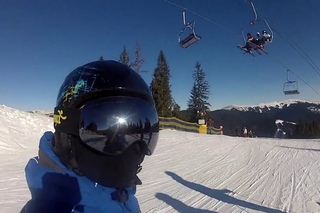 Skiing in Bukovel (Ukraine)