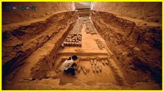 Erstaunliche Entdeckung der Miniatur-Terrakotta-Armee des Kaisers Qin Shi Huang Di!