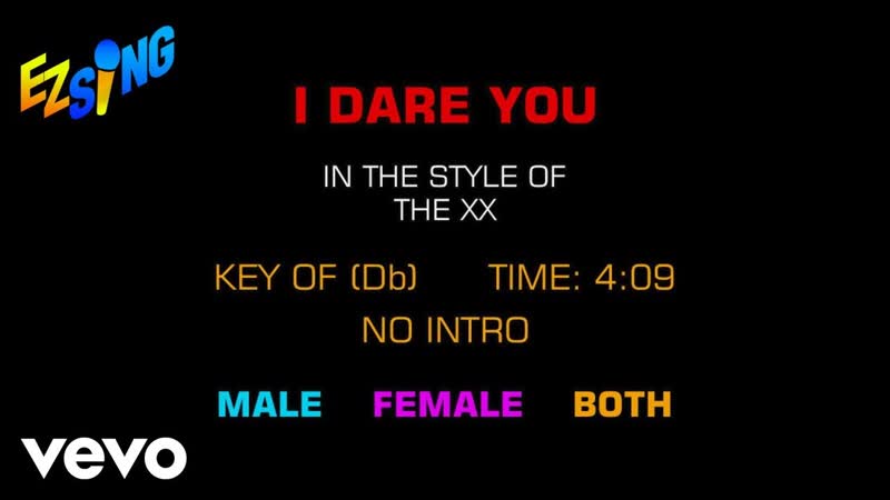 XX I Dare You ( Karaoke EZ
