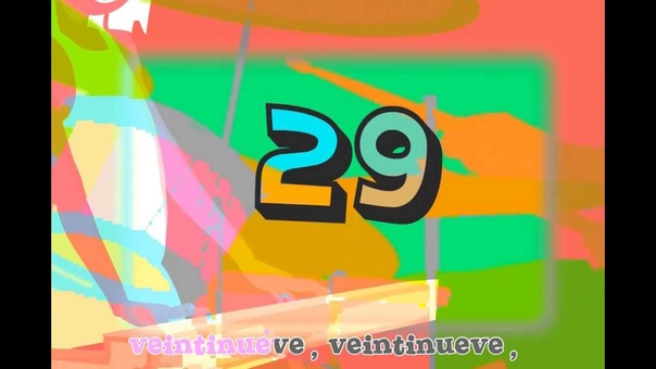 Los números. Song to learn numbers in Spanish for