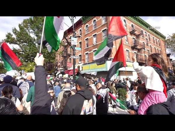 Free Palestine Protest, Bay Ridge, Brooklyn