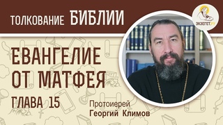 Евангелие от Матфея. Глава 15. Протоиерей Георгий Климов. Новый Завет