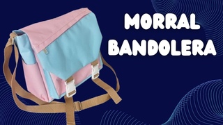 Como hacer un MORRAL BANDOLERA paso a paso con moldes gratis para descargar tamao real.