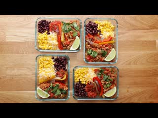 Weekday Meal-Prep Turkey Taco Bowls