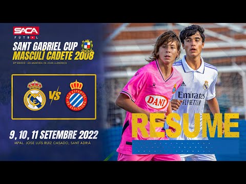 Real Madrid vs RCD Espanyol Cadete B U15 Sant Gabriel Cup