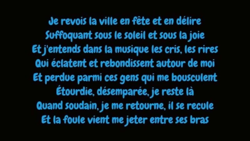 Edith Piaf La foule ( Lyrics, Paroles