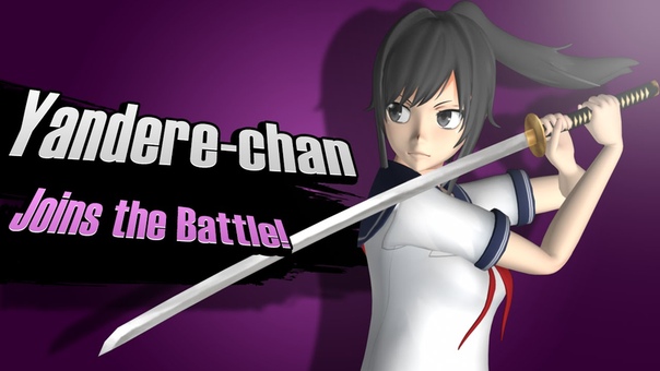 Yandere chan in Super Smash Bros for Wii