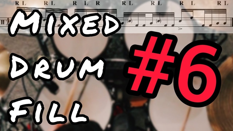 Mixed Drum Fill, 6, Drum Lesson Ariel