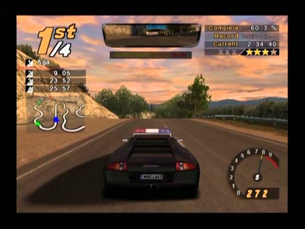 Need for Speed Hot Pursuit 2 race on police cars