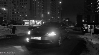 BEWARD DS07P-LP,  запись с камеры, ночь, определение автомобильных номеров