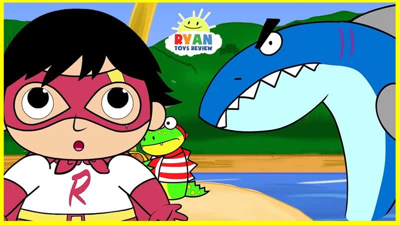 Ryan Pirate Adventure with Shark Cartoon Animation for